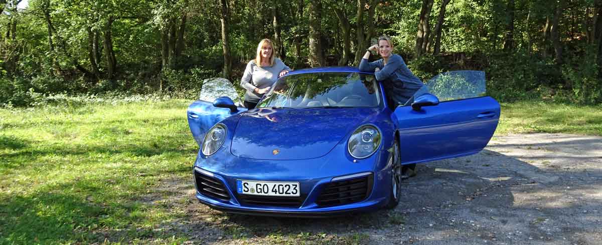 Porsche 911 in the Zollernalbkreis with Mama